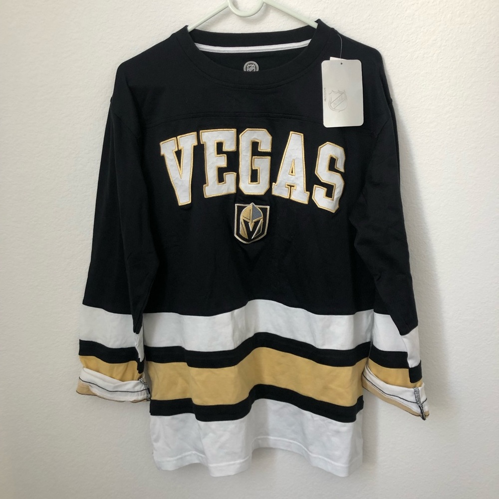 NEW! VEGAS GOLDEN KNIGHTS Long Sleeve Jersey
